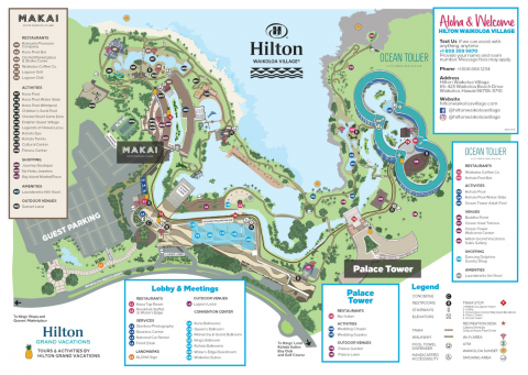 Hilton Waikoloa Property Diagram